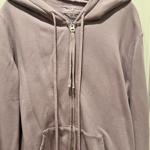 Nili Lotan Callie Zip Up Hoodie Lavender - Picture 6 of 11